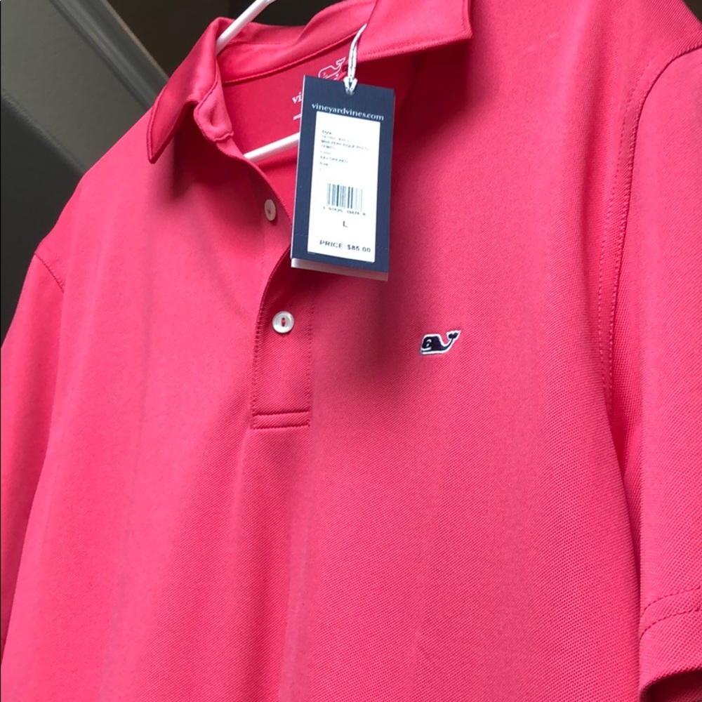 NWT Vineyard Vines Performance Polo - L
